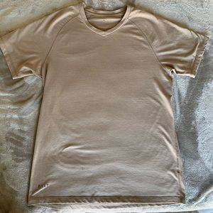 Men’s Tan Bylt Regular Cut V-Neck (Large)
